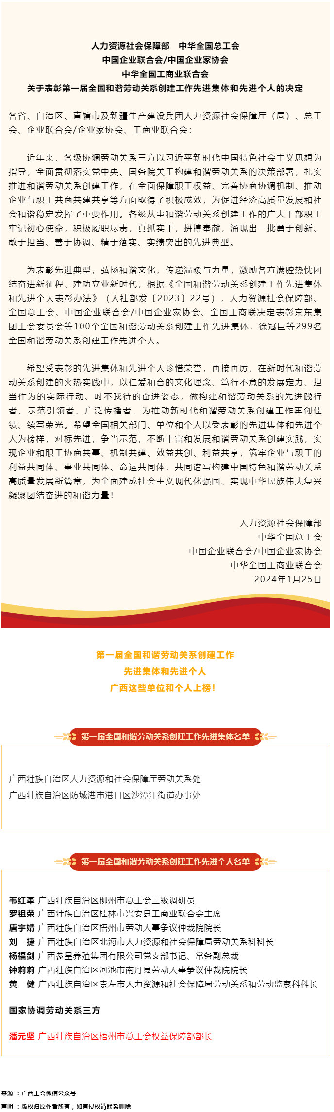 喜報(bào)，第一屆全國和諧勞動(dòng)關(guān)系創(chuàng)建工作先進(jìn)集體和先進(jìn)個(gè)人名單公布 梧州市1人上榜.png