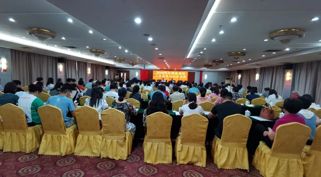 蒼梧縣總工會召開2020年基層工會業(yè)務(wù)知識培訓班暨消費扶貧部署會